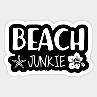 Beach Junkie Sticker